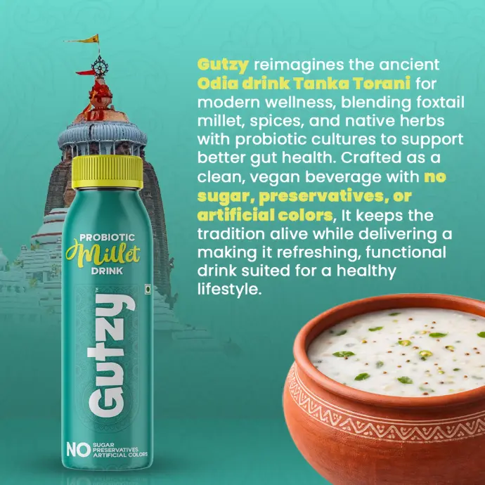 GUTZY (Probiotic millet drink 250 ml X 6 pcs)